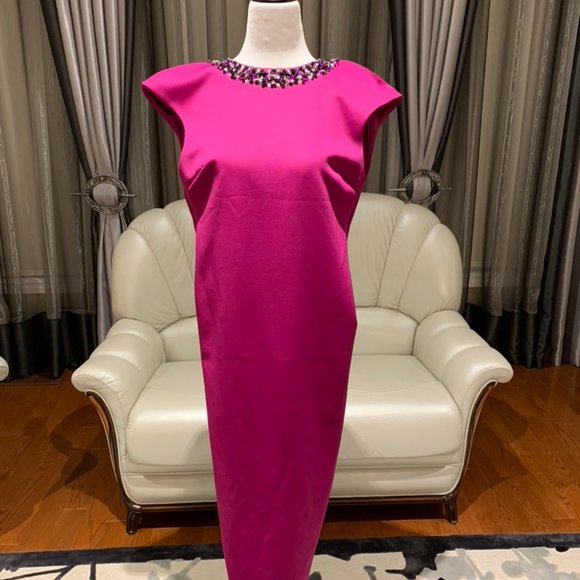 Ted Baker: Elenna Bodycon Embellished midi dress - Picture 2 of 9